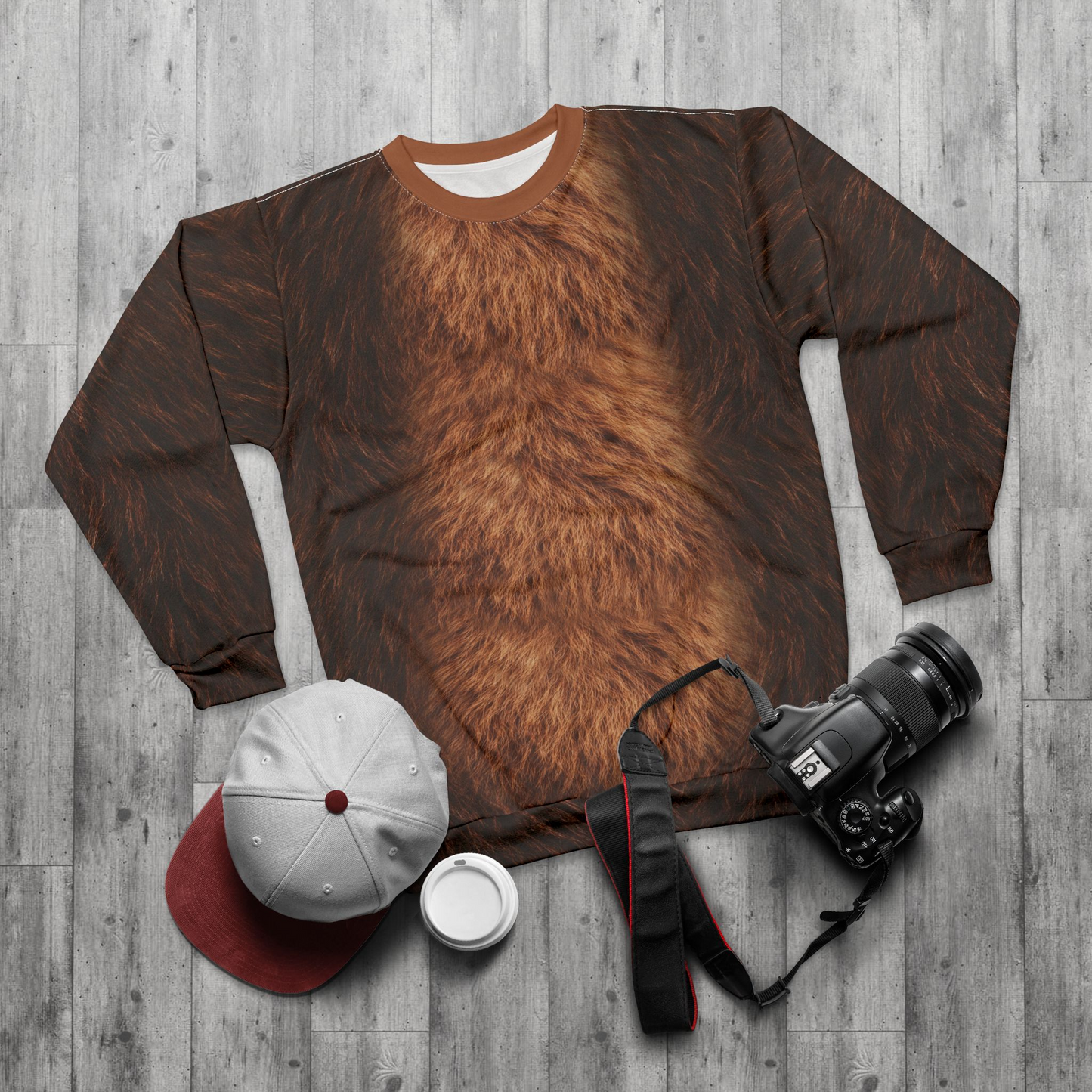 Ellen Grizzly Bear Long Sleeve Cosplay, Hoppers Character Inspired Costume