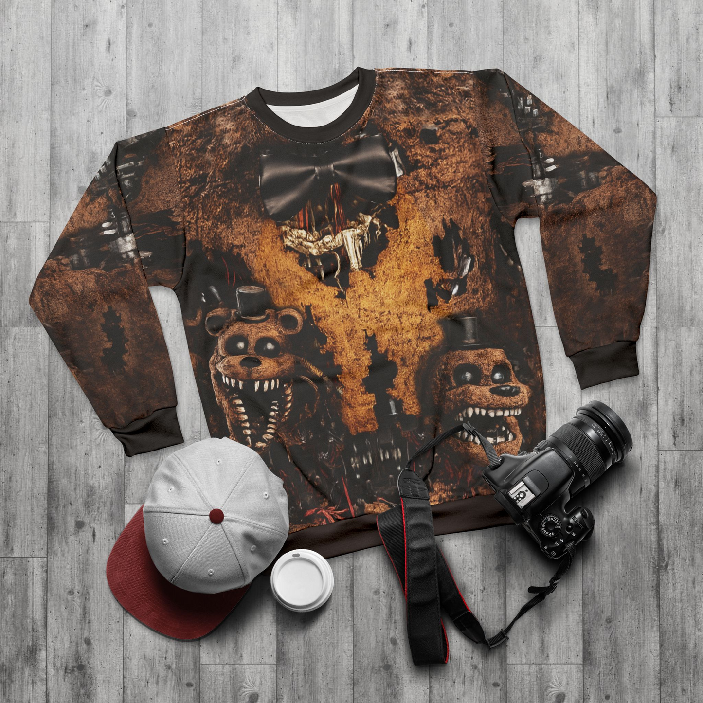 Nightmare Animatronic Long Sleeve Cosplay, FNAF Character Inspired Costume