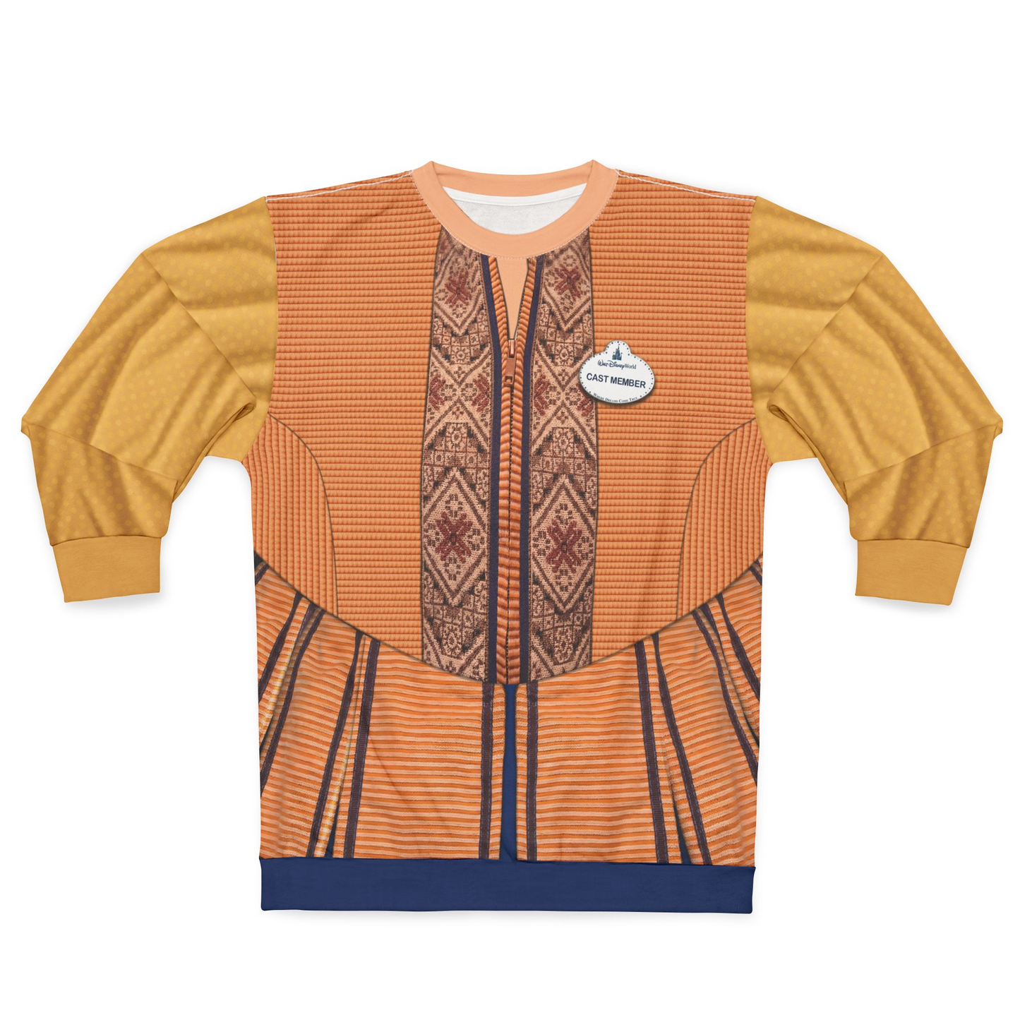 Character Attendant Long Sleeve Shirt, Disney Cast Member Costume
