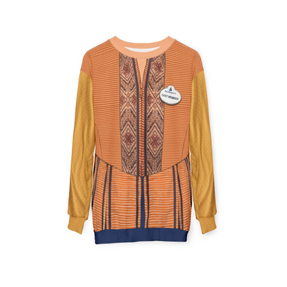 Character Attendant Long Sleeve Shirt, Disney Cast Member Costume