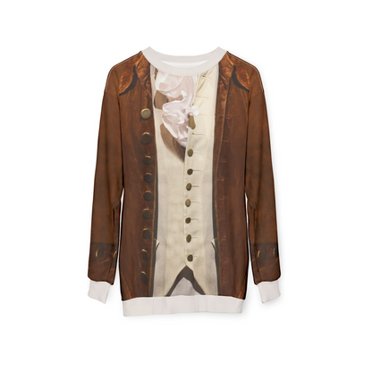 Alexander Military Brown Long Sleeve Shirt, Hamilton Musical Costume