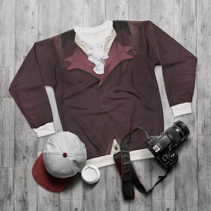 Aaron Burr Long Sleeve Shirt, Hamilton Musical Costume
