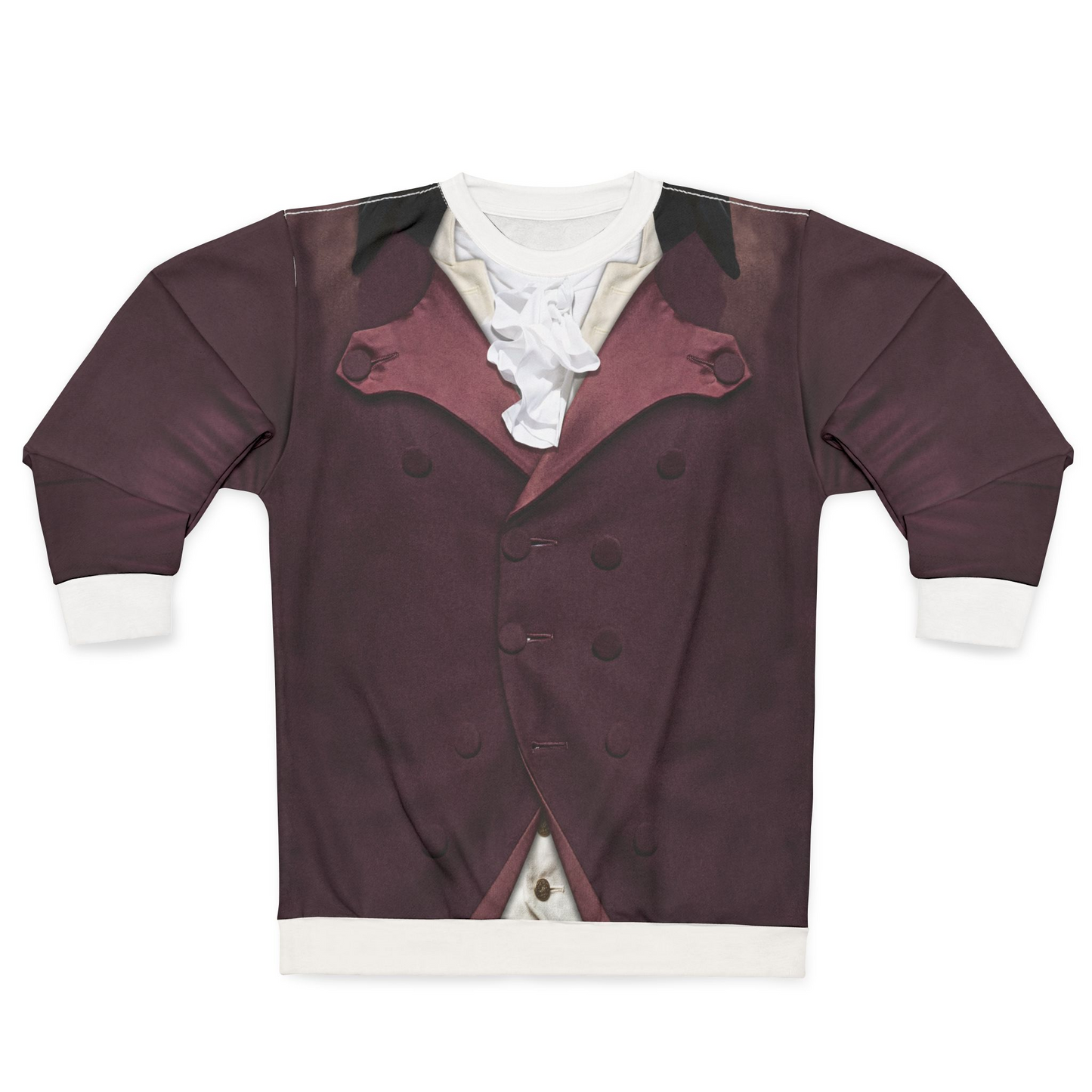Aaron Burr Long Sleeve Shirt, Hamilton Musical Costume