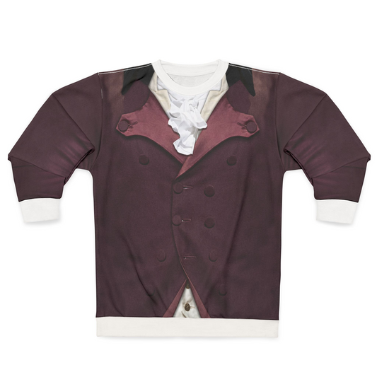 Aaron Burr Long Sleeve Shirt, Hamilton Musical Costume
