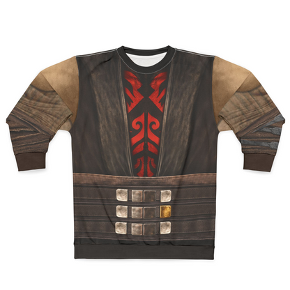Darth Maul Long Sleeve Shirt, Star Wars Maul Shadow Lord Costume