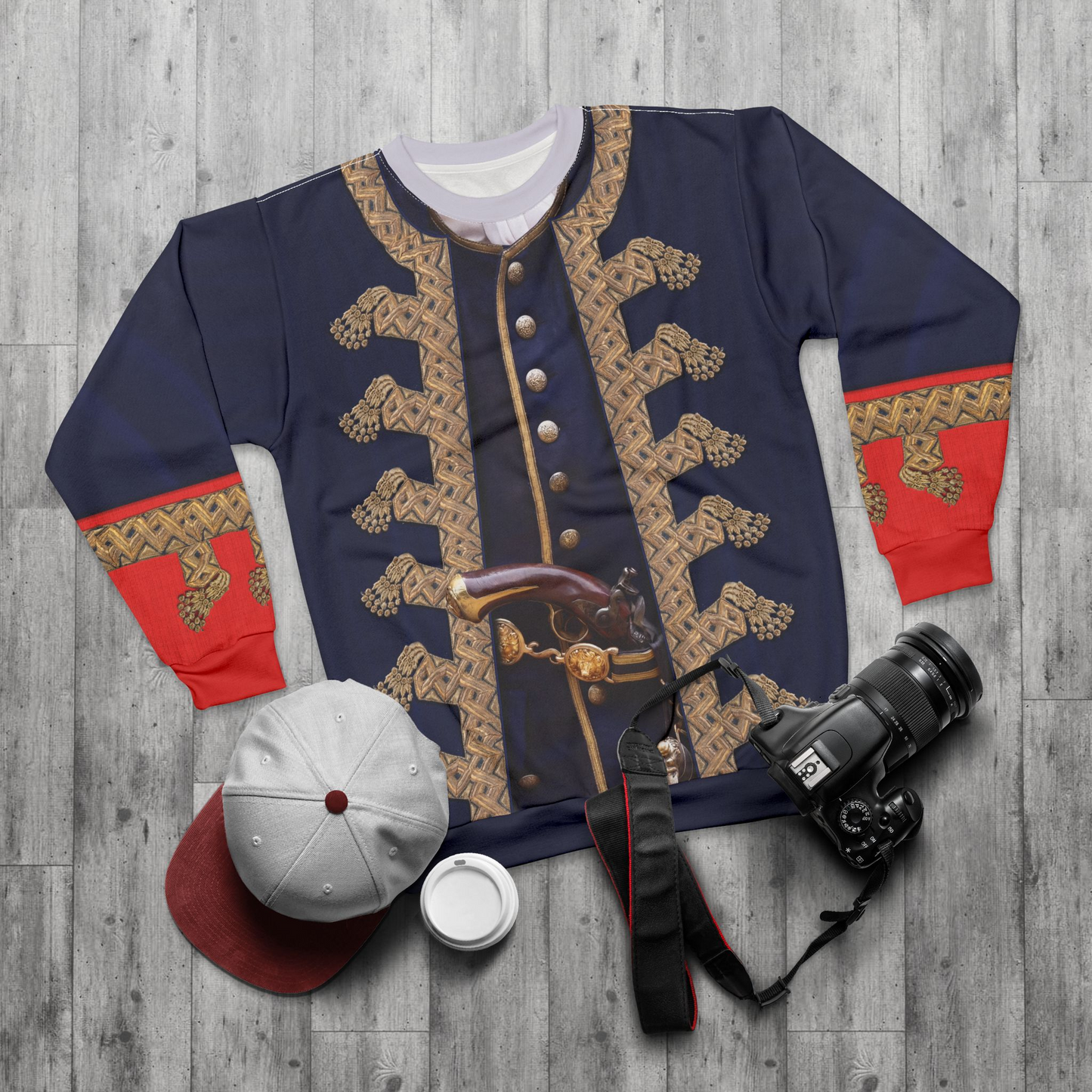 Hector Barbossa Long Sleeve Shirt, Pirates of the Caribbean Costume