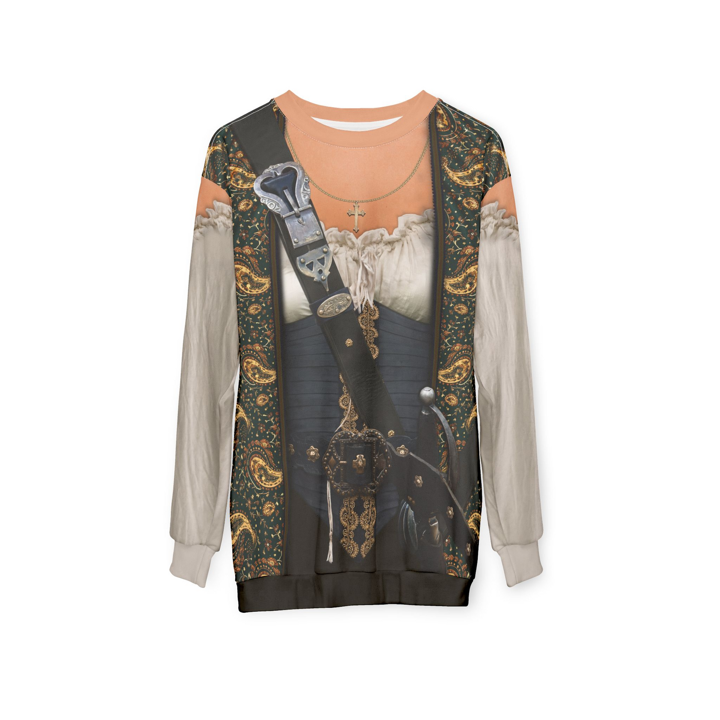 Angelica Teach Long Sleeve Shirt, Pirates of the Caribbean Costume