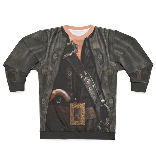 Blackbeard Long Sleeve Shirt, Pirates of the Caribbean Costume