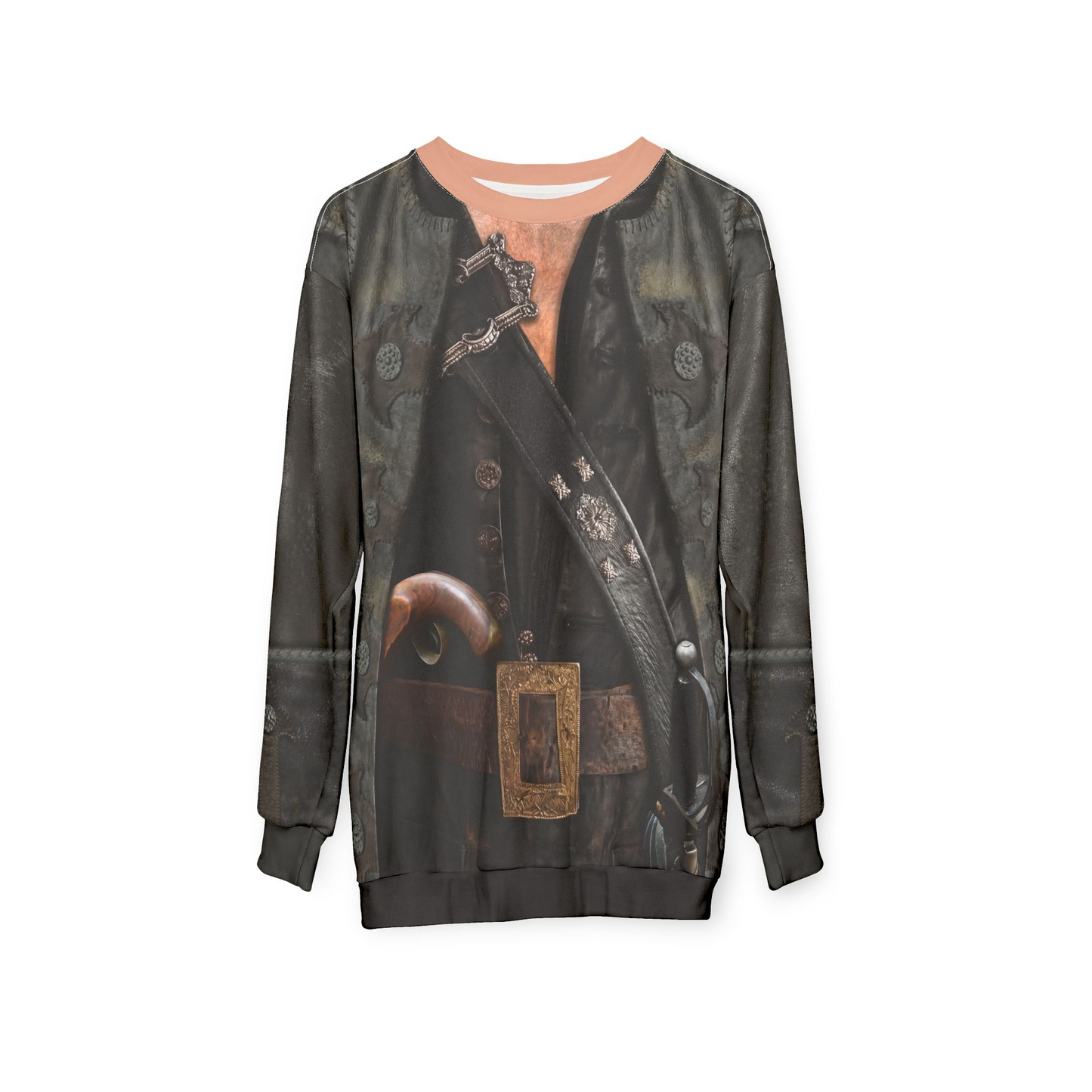 Blackbeard Long Sleeve Shirt, Pirates of the Caribbean Costume