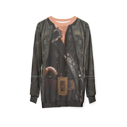 Blackbeard Long Sleeve Shirt, Pirates of the Caribbean Costume