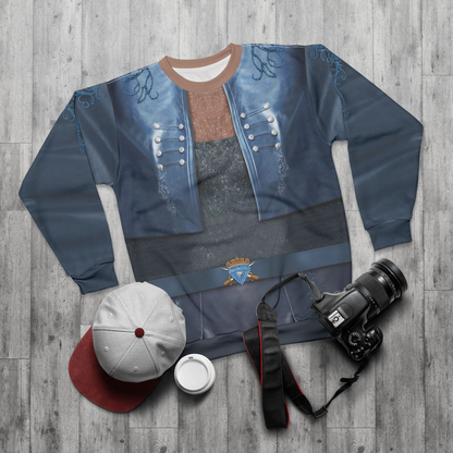 Chloe Charming Blue Jacket Long Sleeve Cosplay, Descendants 5 Wicked Wonderland Costume