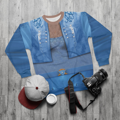 Chloe Charming Blue Jacket Long Sleeve Cosplay, Descendants 5 Wicked Wonderland Costume