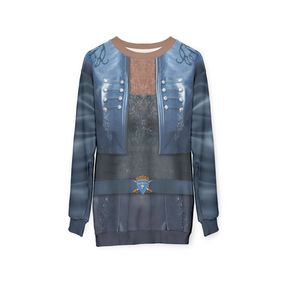 Chloe Charming Blue Jacket Long Sleeve Cosplay, Descendants 5 Wicked Wonderland Costume
