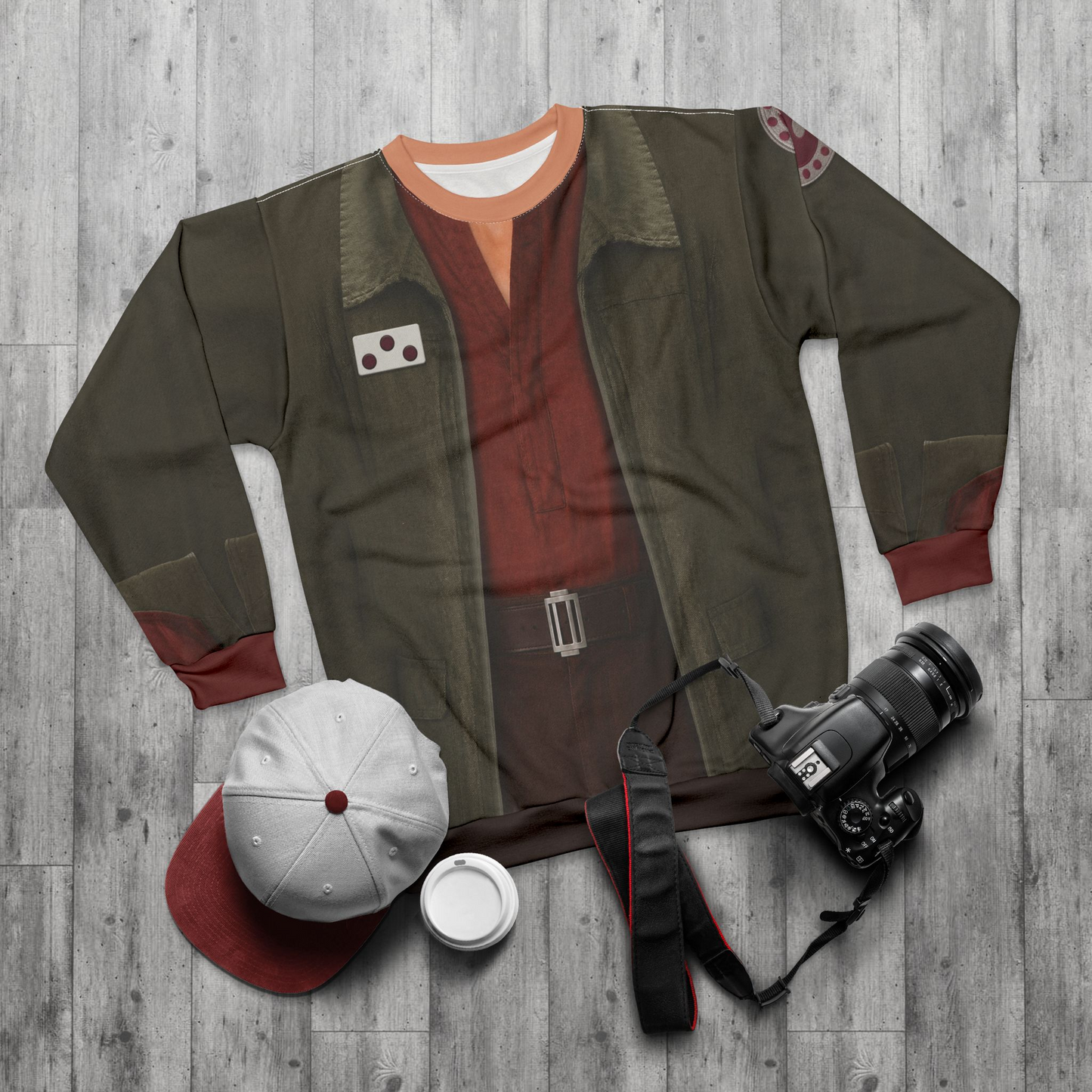 Colonel Ward Long Sleeve Cosplay, The Mandalorian and Grogu Inspired Costume