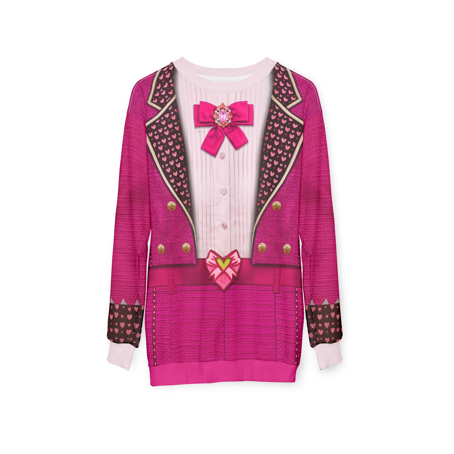 Pink Cute Look Long Sleeve Shirt, Descendants 5 Wicked Wonderland Costume