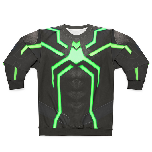 Spider-Man Big Time Suit Stealth Long Sleeve Cosplay, Marvel Game Character Inspired Costume