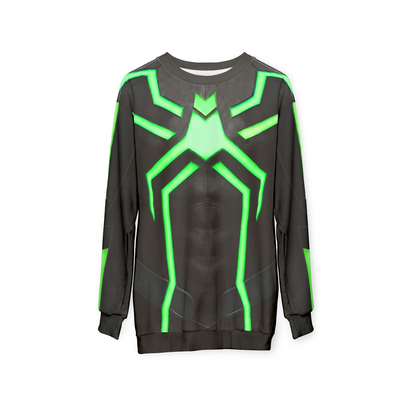 Spider-Man Big Time Suit Stealth Long Sleeve Cosplay, Marvel Game Character Inspired Costume