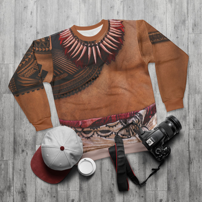Chief Tui Long Sleeve Shirt, Moana Live Action Costume