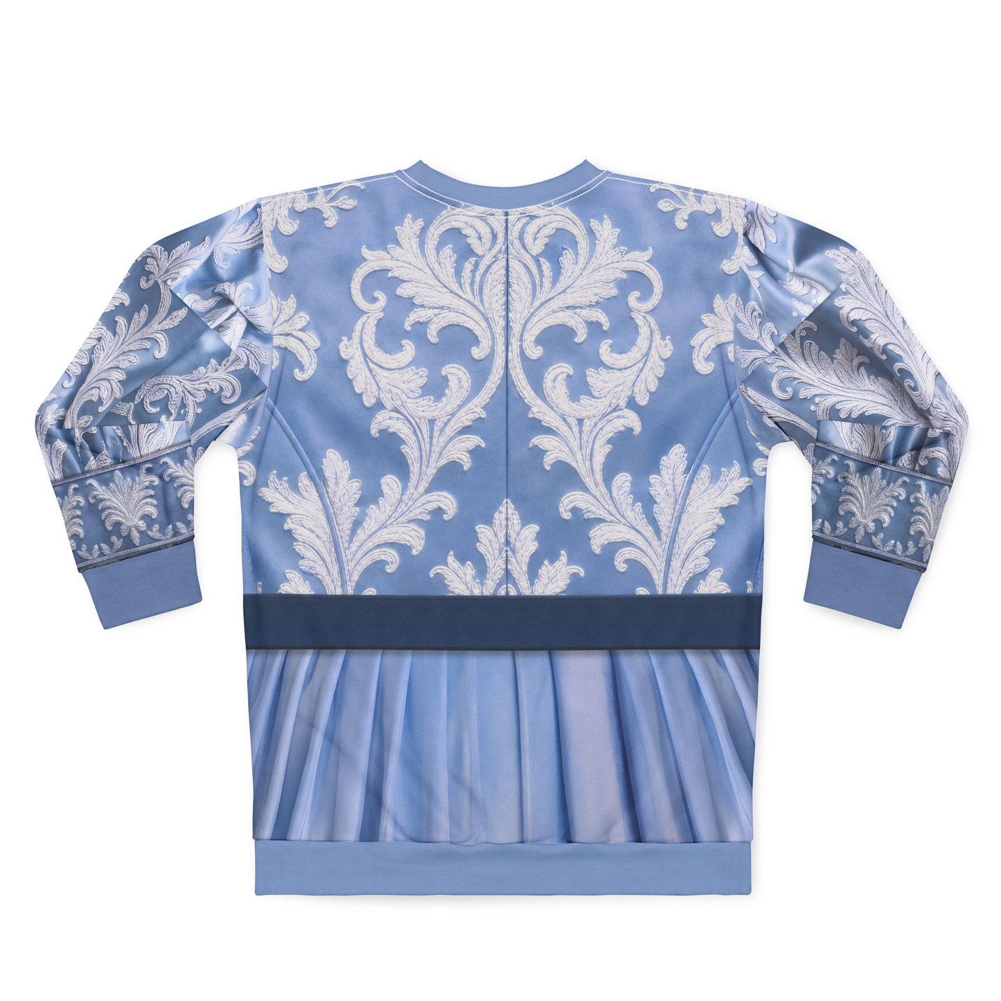 Queen Cinderella's Blue Long Sleeve Shirt, Descendants 5 Cosplay, Wicked Wonderland Fantasy Outfit, Disney Costume Cosplay