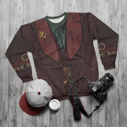Maddox Hatter Long Sleeve Shirt, Descendants 5 Costume, Wicked Wonderland Cosplay, Musical Fantasy Character Outfit, Halloween Party Apparel