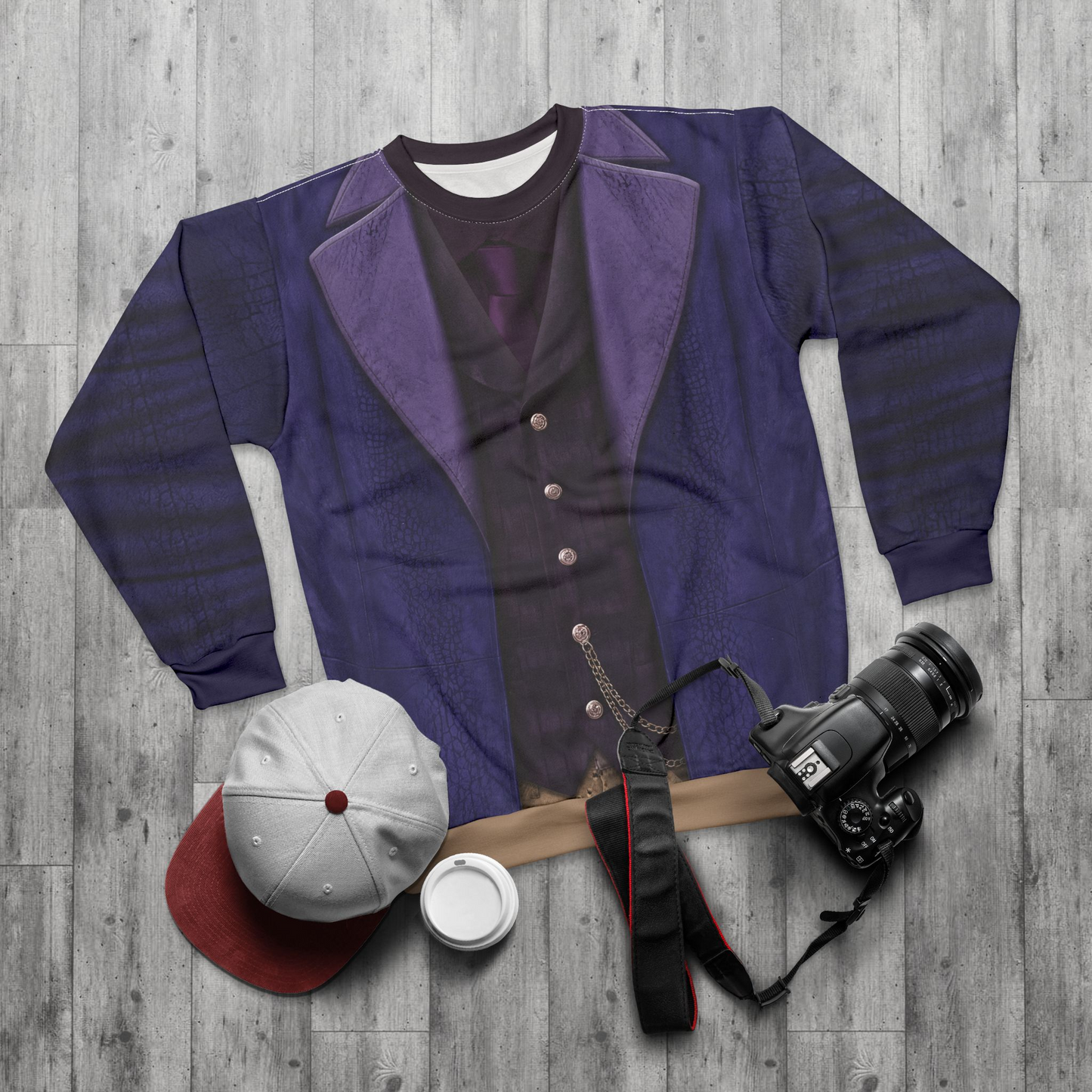Max Hatter Overcoat Long Sleeve Shirt, Descendants 5 Costume, Wicked Wonderland Cosplay, Musical Fantasy Character Outfit, Halloween Apparel