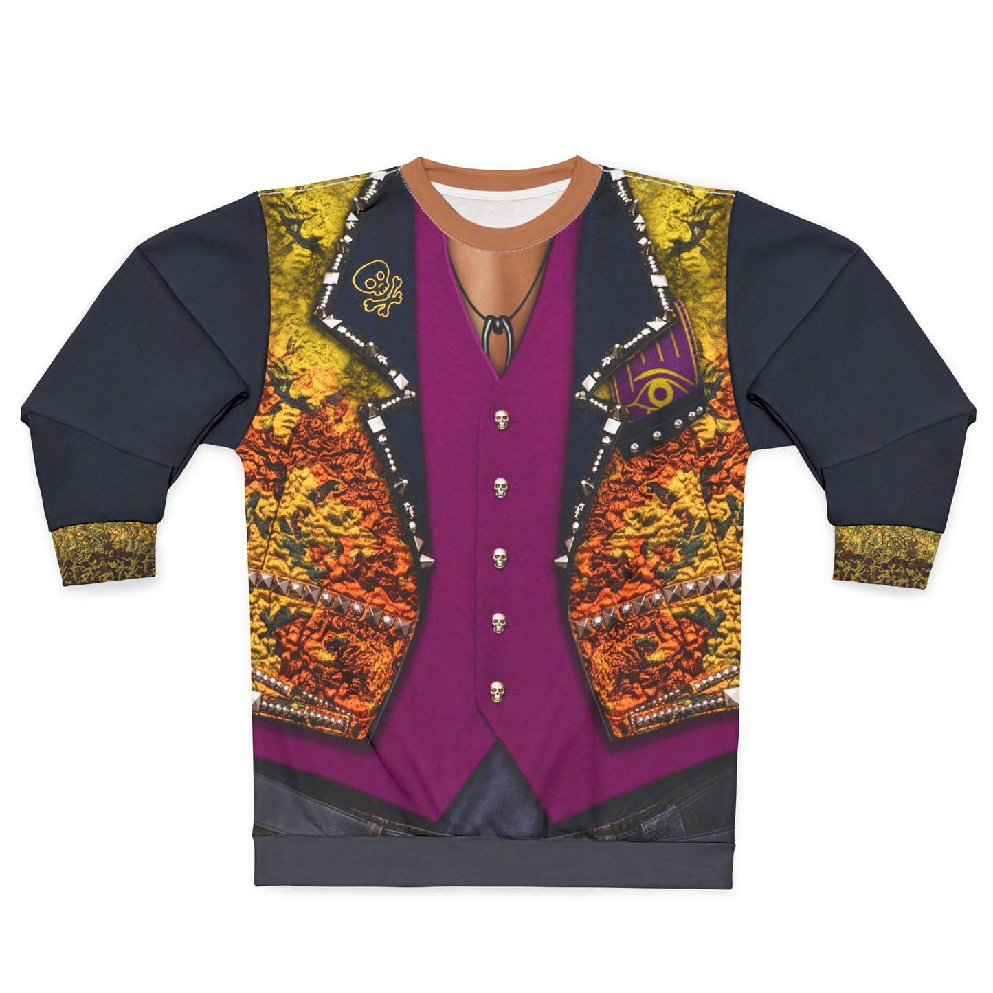 Felix Facilier Long Sleeve Shirt, Descendants 5 Costume, Wicked Wonderland Cosplay, Musical Fantasy Character Outfit, Halloween Apparel