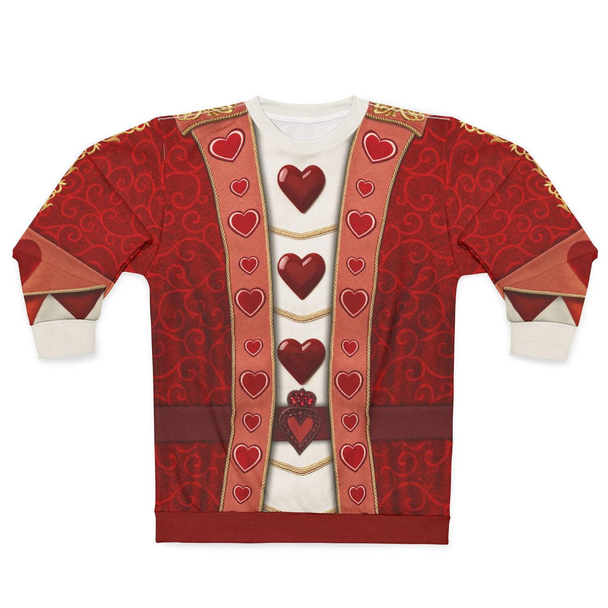 Card Soldiers Long Sleeve Shirt, Descendants 5 Cosplay, Wicked Wonderland Costume, Musical Fantasy, Queen of Hearts Royal Guards Outfit