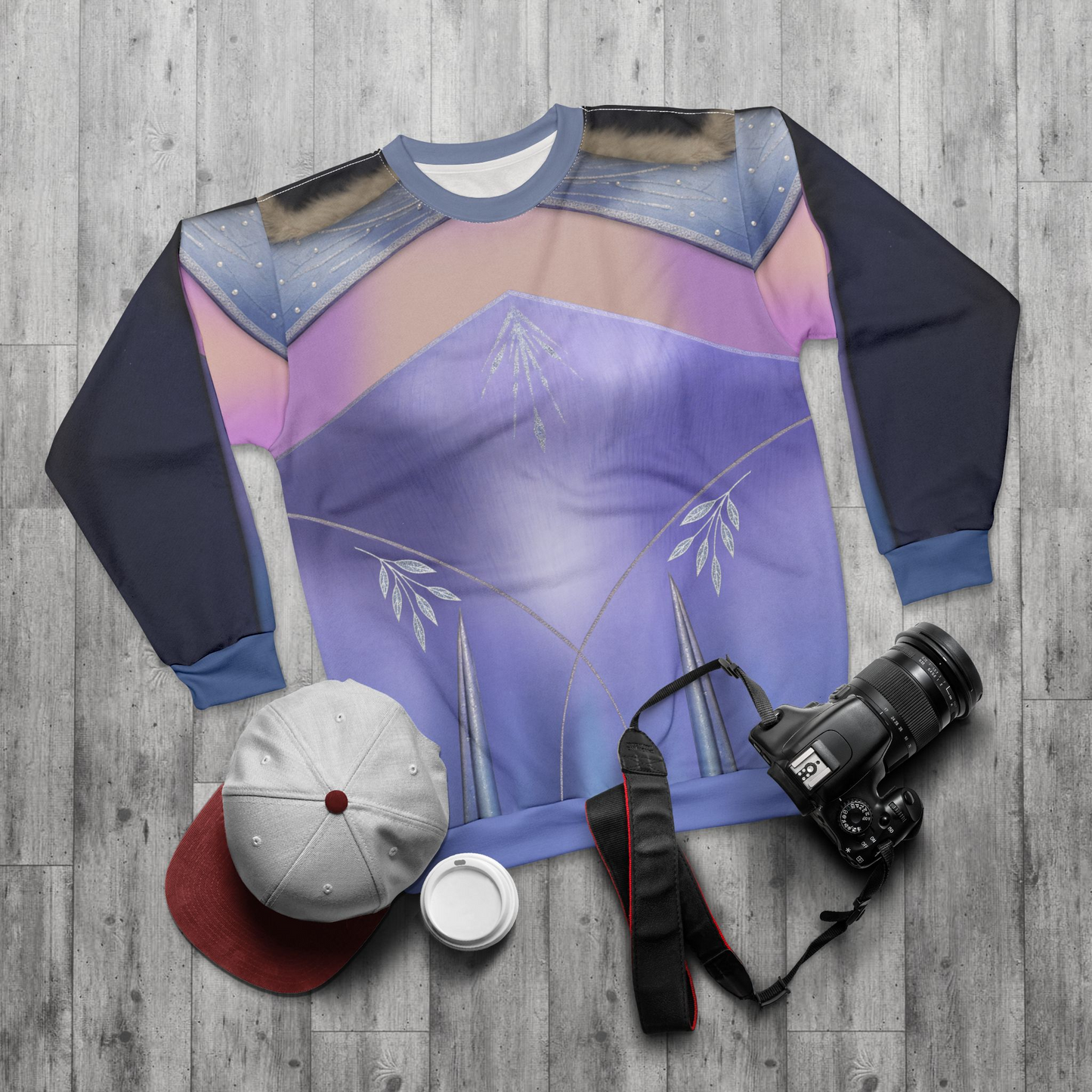 Frozen 3 Costume, Elsa Purple Long Sleeve Sweatshirt, Elsa Lavender Hooded Gown, Disney Sweatshirt, Disneyland Sweatshirt, Princess Elsa