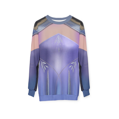 Frozen 3 Costume, Elsa Purple Long Sleeve Sweatshirt, Elsa Lavender Hooded Gown, Disney Sweatshirt, Disneyland Sweatshirt, Princess Elsa