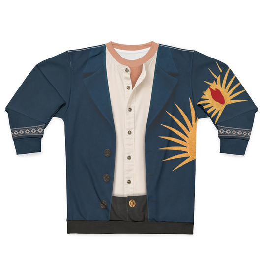 Luis Madrigal Blue Blazer Long Sleeve Shirt, Descendants 5 Costume, Wicked Wonderland Cosplay, Musical Fantasy Apparel, Halloween Outfit