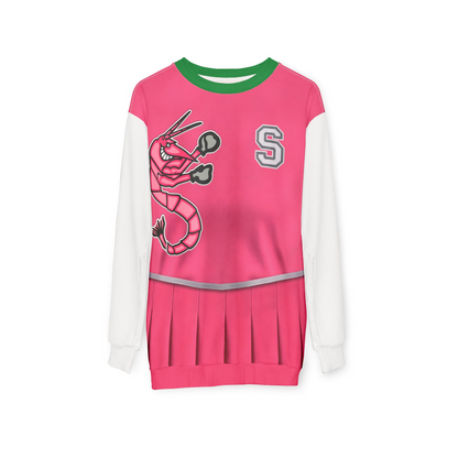 Zombies Seabrook Cheerleader Long Sleeve Shirt, Addison Wells Costume, Seabrook High School Uniform Cosplay, Mighty Shrimp, WDW Halloween