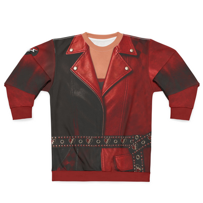 Princess Red Outfit, Descendants 5 Long Sleeve Shirt, Wicked Wonderland Costume, Disney Musical Fantasy Cosplay, Red Hearts Apparel