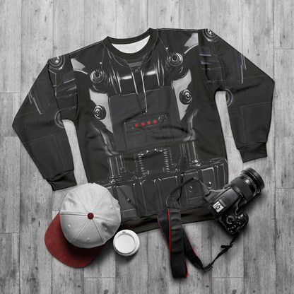 Phase-III Dark Trooper Long Sleeve Shirt, The Mandalorian Costume Cosplay, Star Wars Apparel, Disney Halloween Outfit, Sci-Fi Movie Gift