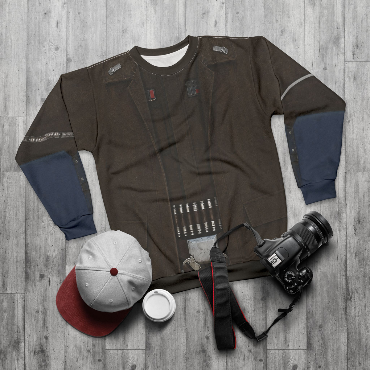 Cad Bane Long Sleeve Shirt, The Book of Boba Fett Costume, Bounty Hunter Cosplay, Star Wars Apparel, Disney Halloween Outfit, Sci-Fi Movie