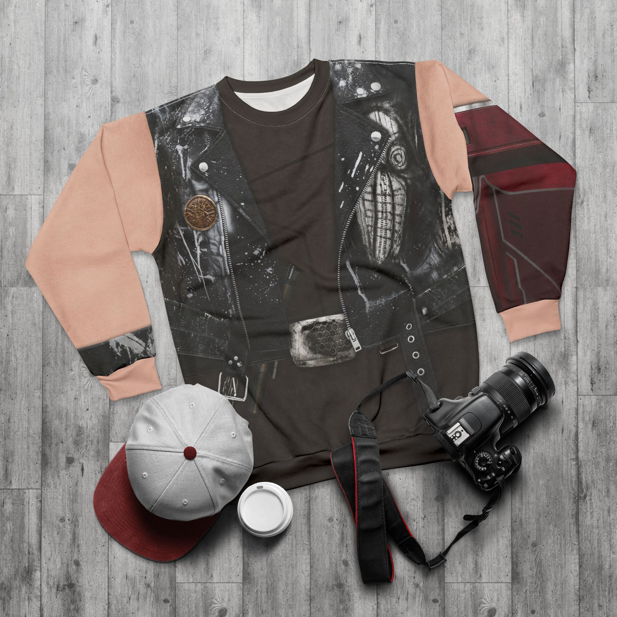 Drash Long Sleeve Shirt, The Book of Boba Fett Costume, Tatooine Cosplay, Disney Galaxy's Edge, Star Wars Outfit, Sci-Fi Movie Gift