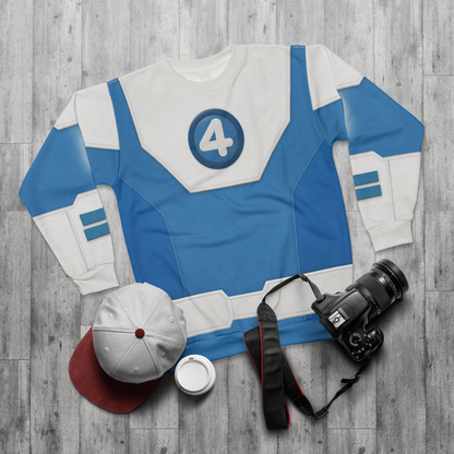 Mr. Fantastic Long Sleeve Shirt, Spidey and His Amazing Friends Costume, Animated Series Outfits, Superhero Cosplay, Marvel Cartoons Apparel