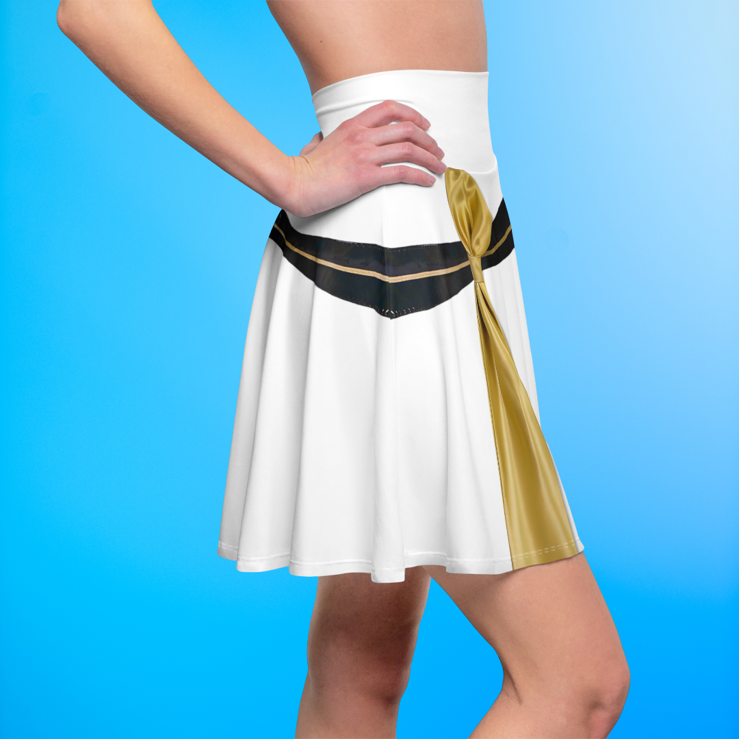 Kpop Black Gold Skirt, K-Pop IdoI Girl Group Inspired Cosplay Costume