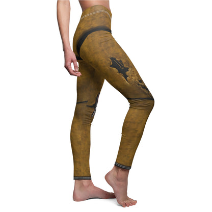 Yellow Animatronic Bear Legging, FNAF Character Inspired Costume