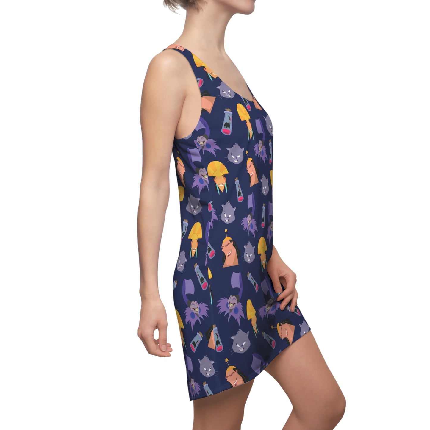 Yzma Cat Kuzco Llama Kronk Dress, The Emperor's New Groove Villain Pattern Costume
