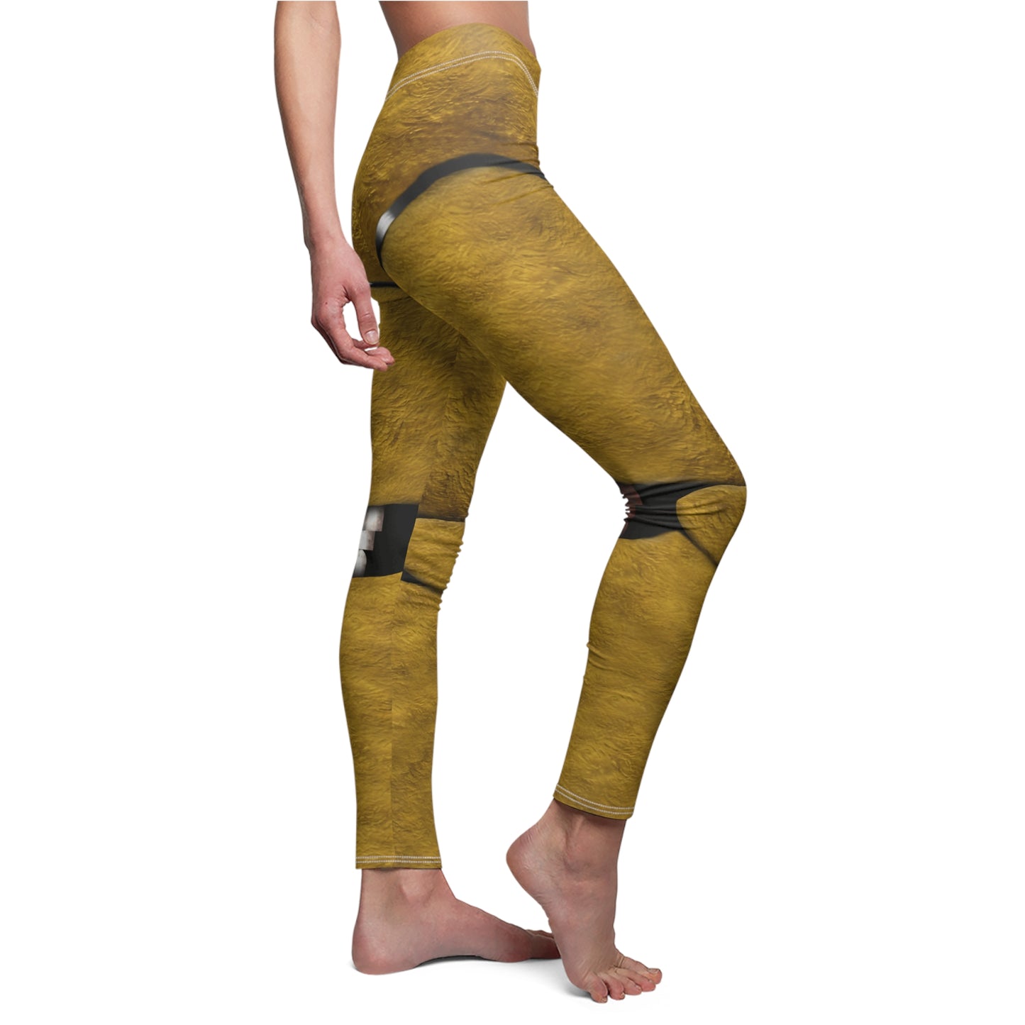 Freddy Animatronic Yellow Legging, FNAF Character Inspired Costume