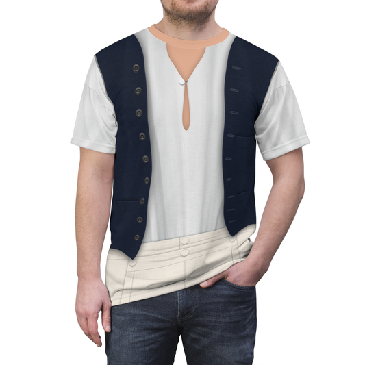 Prince Eric Shirt, The Little Mermaid 2023 Costume