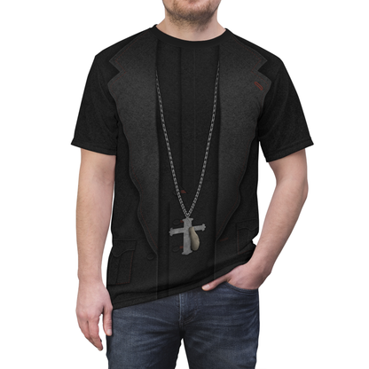 Father Kent Shirt, Haunted Mansion 2023 Film Costume