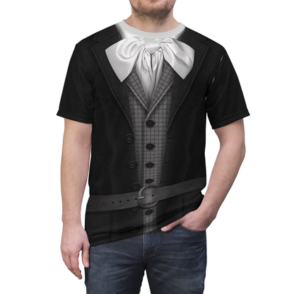 Ezra Hitchhiking Ghost Shirt, Haunted Mansion 2023 Film Costume