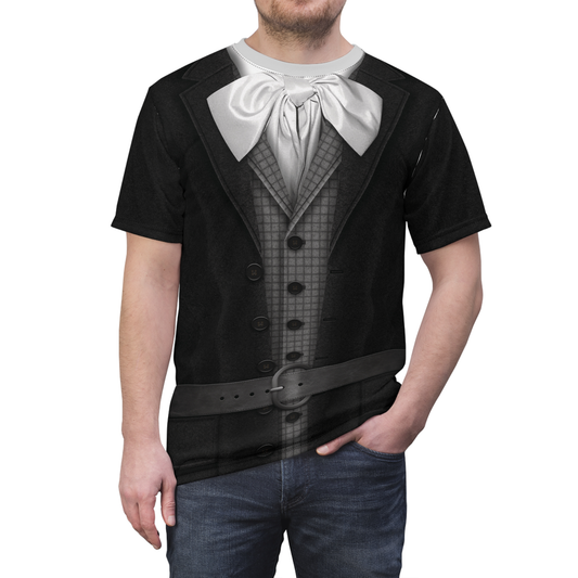 Ezra Hitchhiking Ghost Shirt, Haunted Mansion 2023 Film Costume