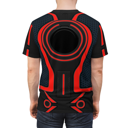 Red Tron Shirt, Tron Legacy Costume