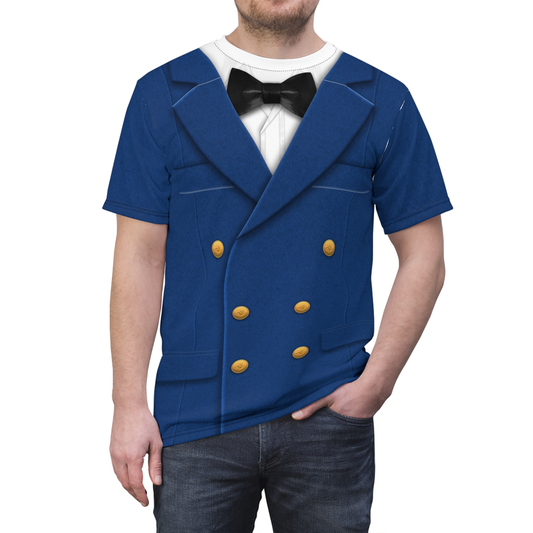 Captain Mickey Shirt, Captain Cruise Line Costume