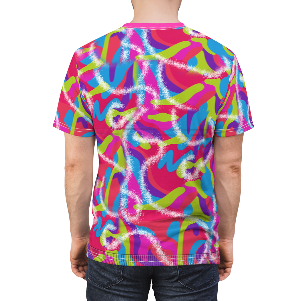 Glow In The Dark Shirts | Neon Rainbow Tie Dye Unisex T-shirt