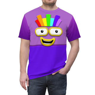 Number Seven Rainbows Blocks Shirt, Num Characters Costume