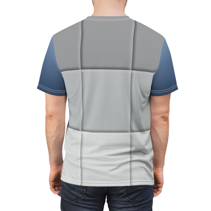 Number Nine Gray Blocks Shirt, Num Characters Costume