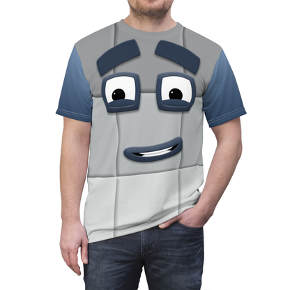 Number Nine Gray Blocks Shirt, Num Characters Costume